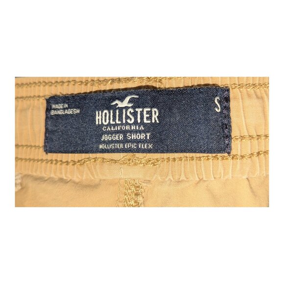 ✨ Hollister Epic Flex Jogger Shorts – Khaki Tan – Size S (EUC) - Picture 4 of 5